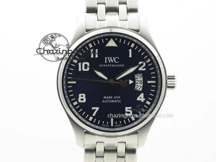 MIROTIME 0307 Durable Big Pilot IW329702 M+F 1:1 Best Edition Green Dial on Green Leather Strap MY 7006